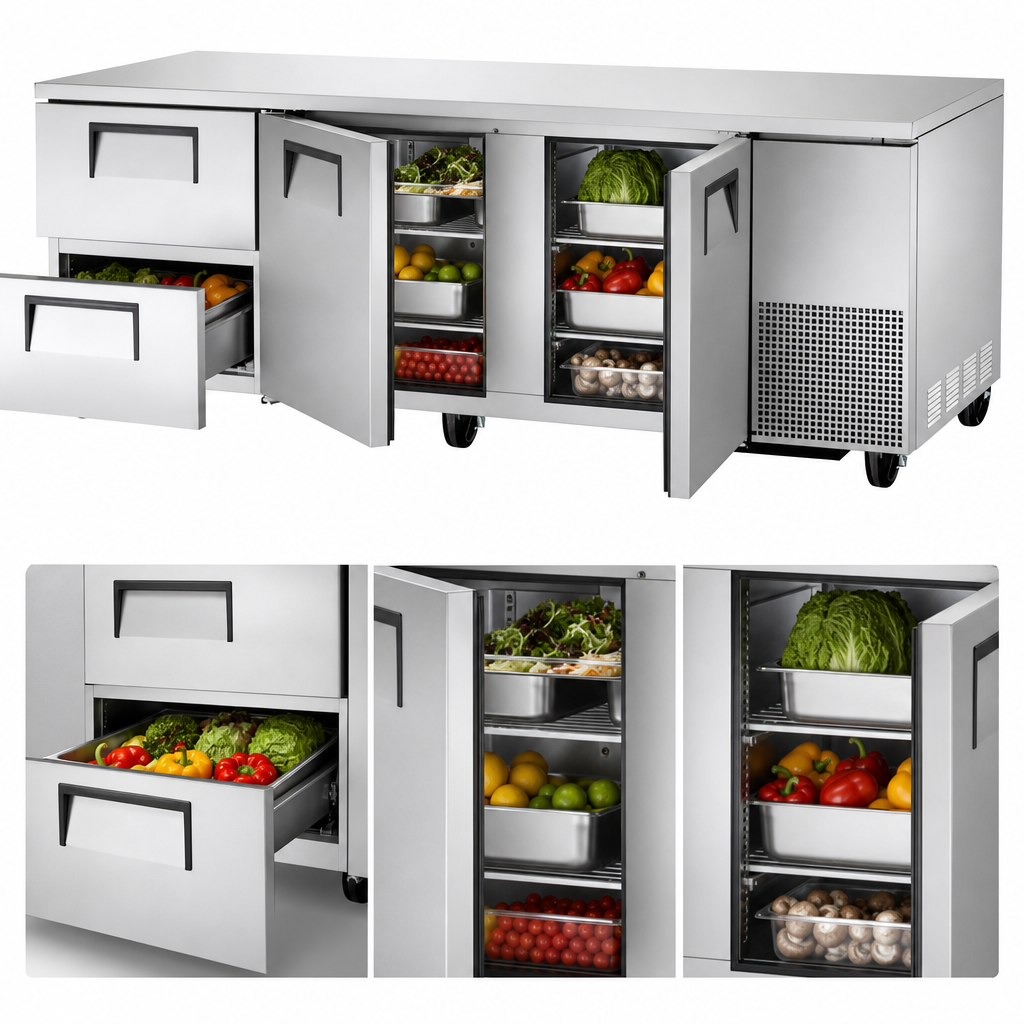 Mixed Door and Drawer Storage