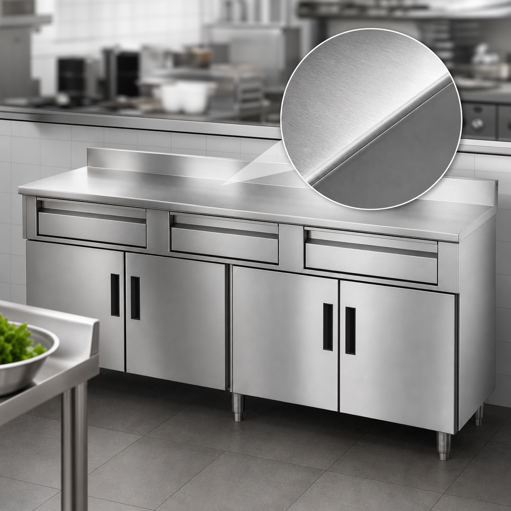 14-Gauge 304 Stainless Steel Top