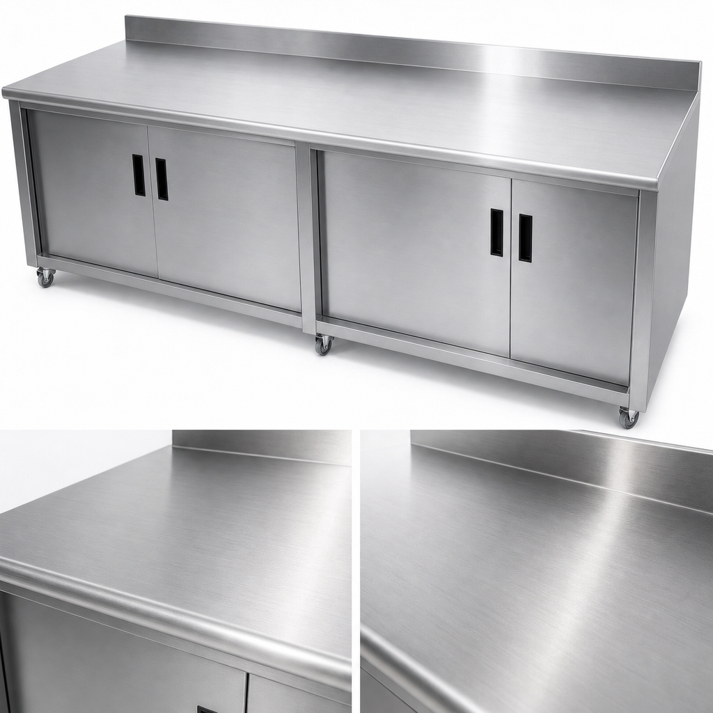16-Gauge 304 Stainless Steel Top