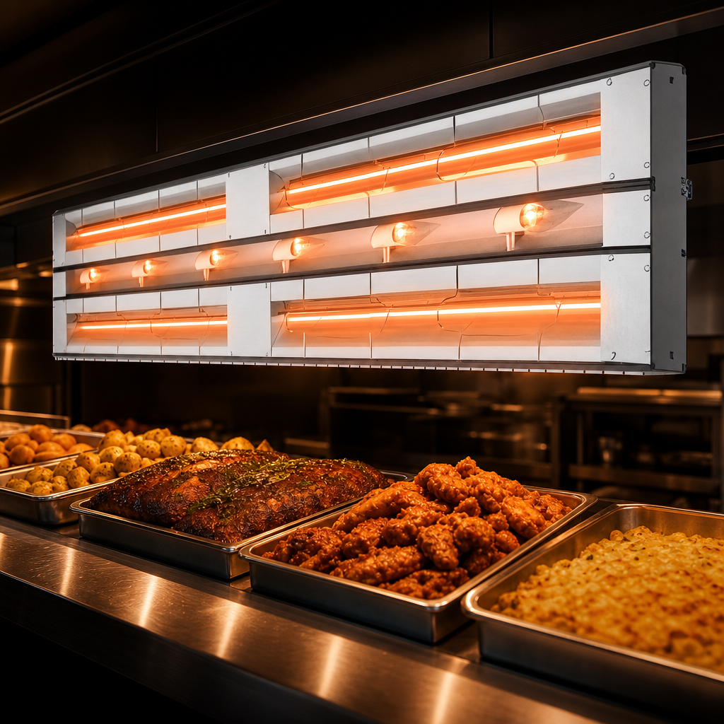 Lighted Dual Infrared Heating