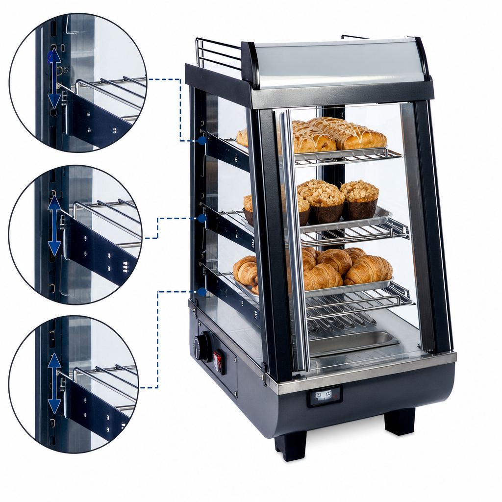 Three Adjustable Shelves