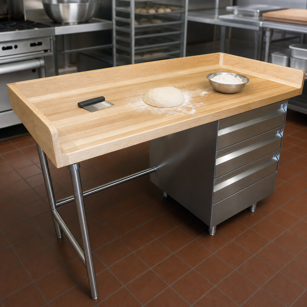 Wood Butcher-Block Top