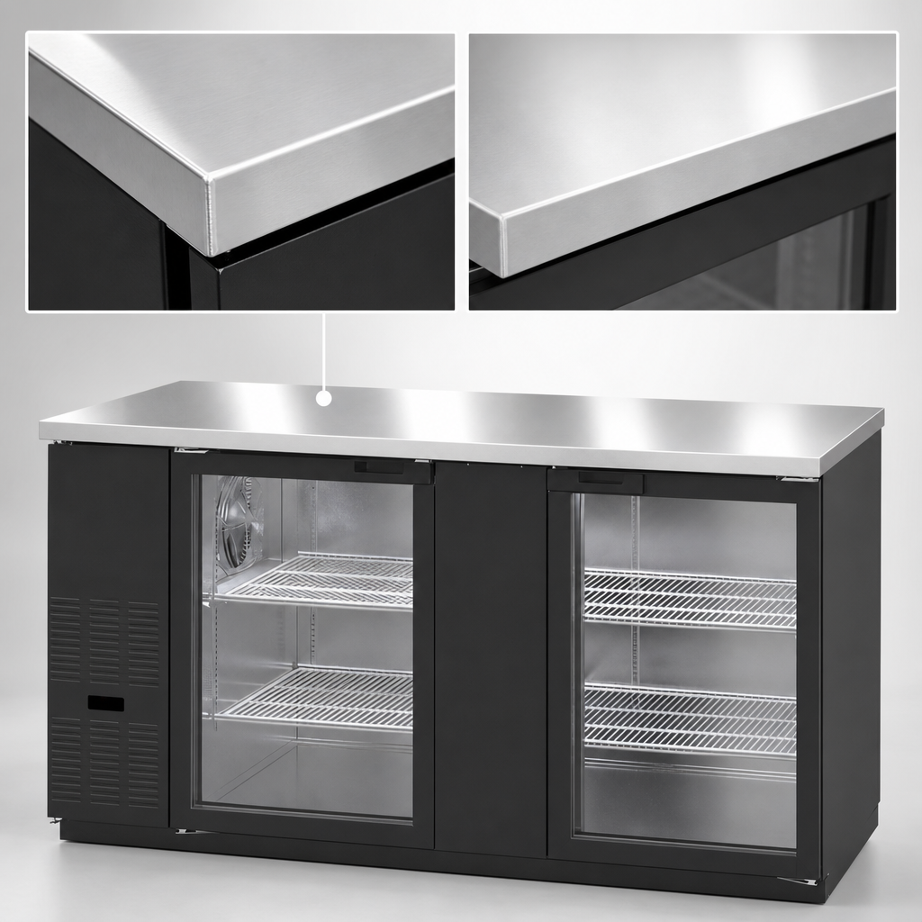 18-Gauge Stainless Steel Top