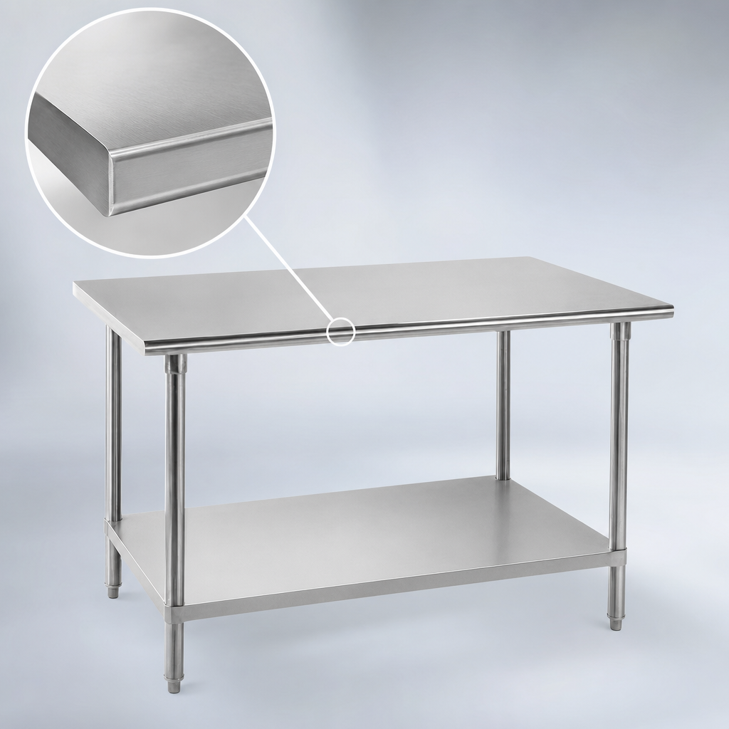 16-Gauge 304 Stainless Steel Top