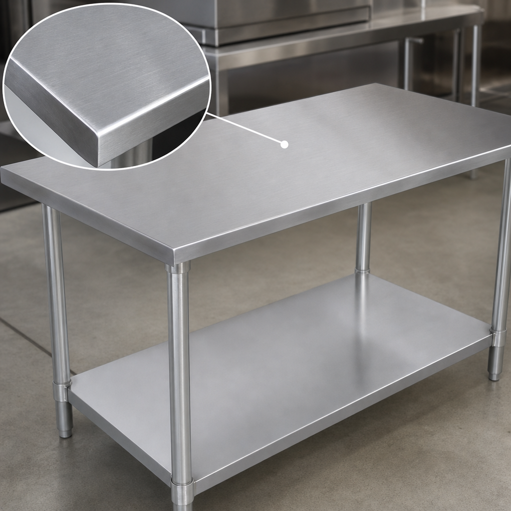 16-Gauge Stainless Steel Top