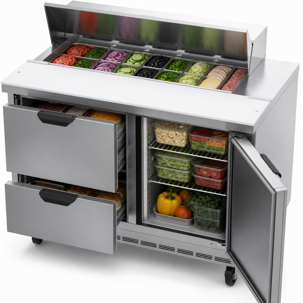 Two-Section Storage Cabinet