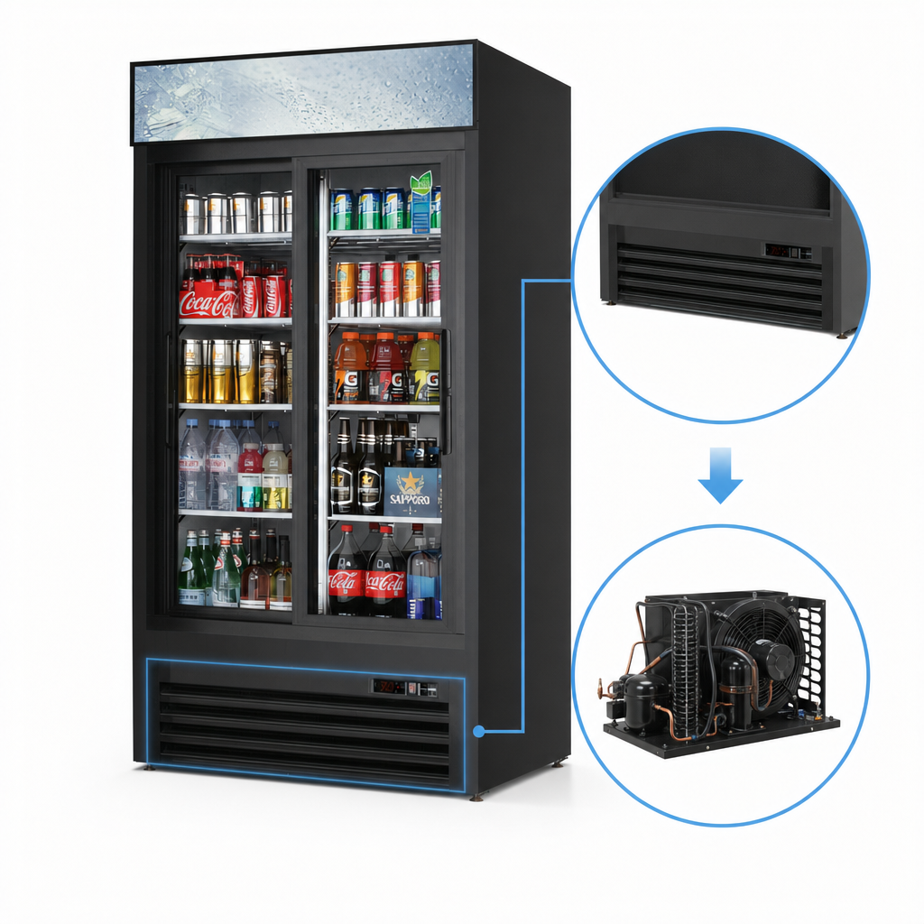 Bottom-Mounted Self-Contained Refrigeration