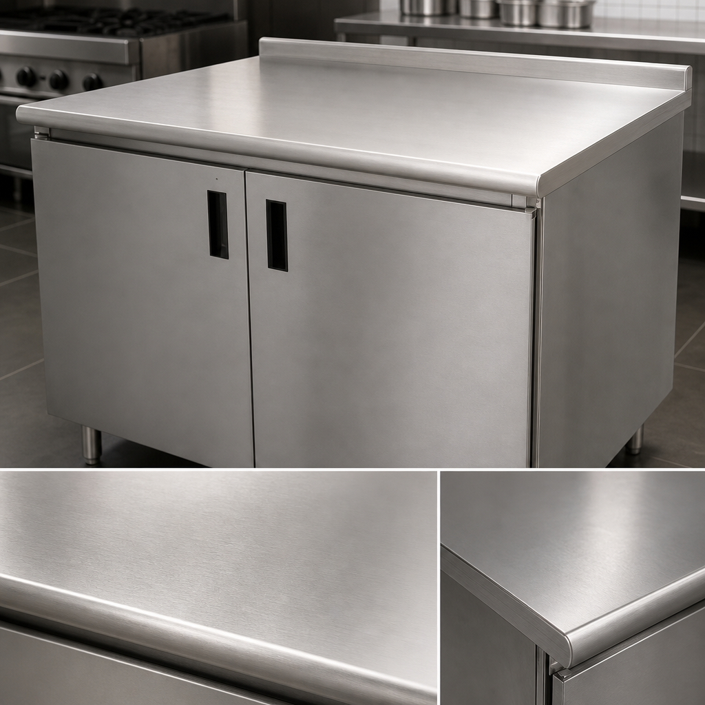 14-Gauge 304 Stainless Steel Top