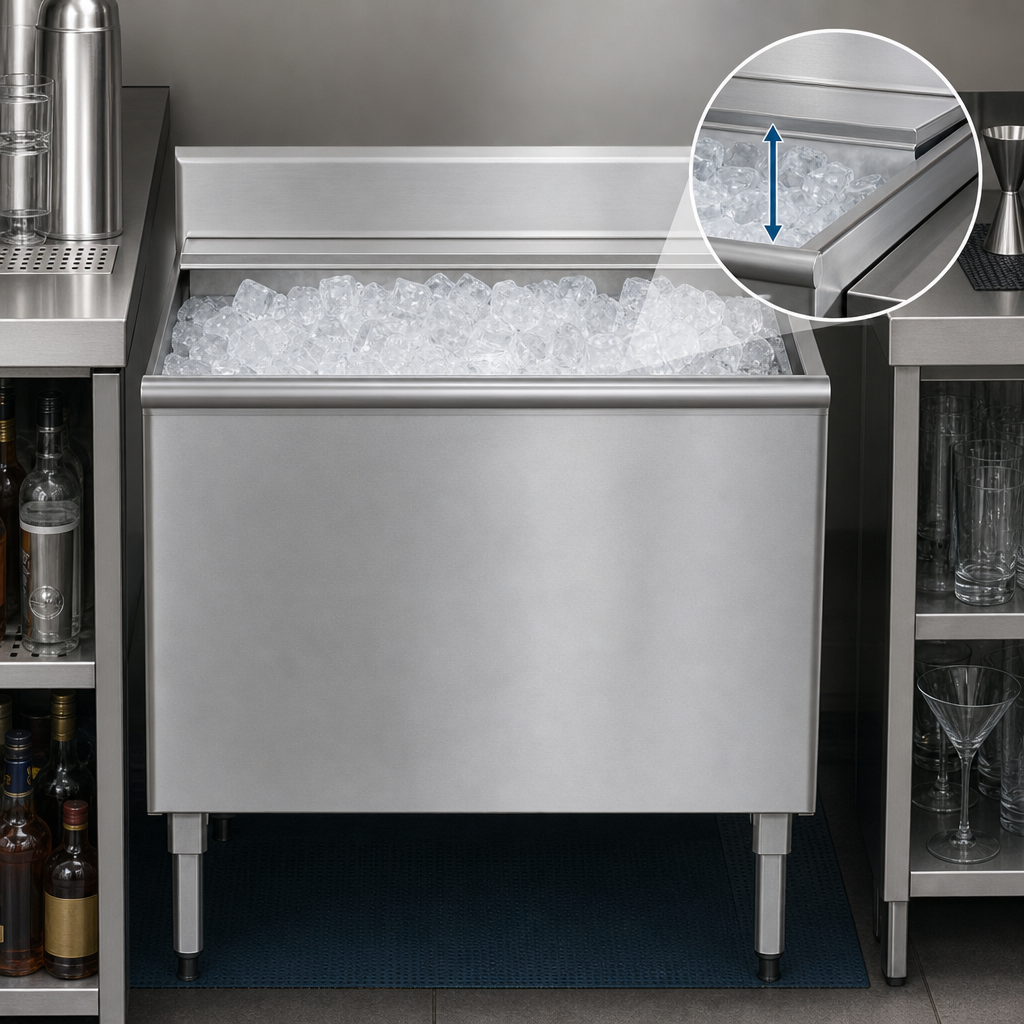 8-Inch Deep Insulated Ice Bin