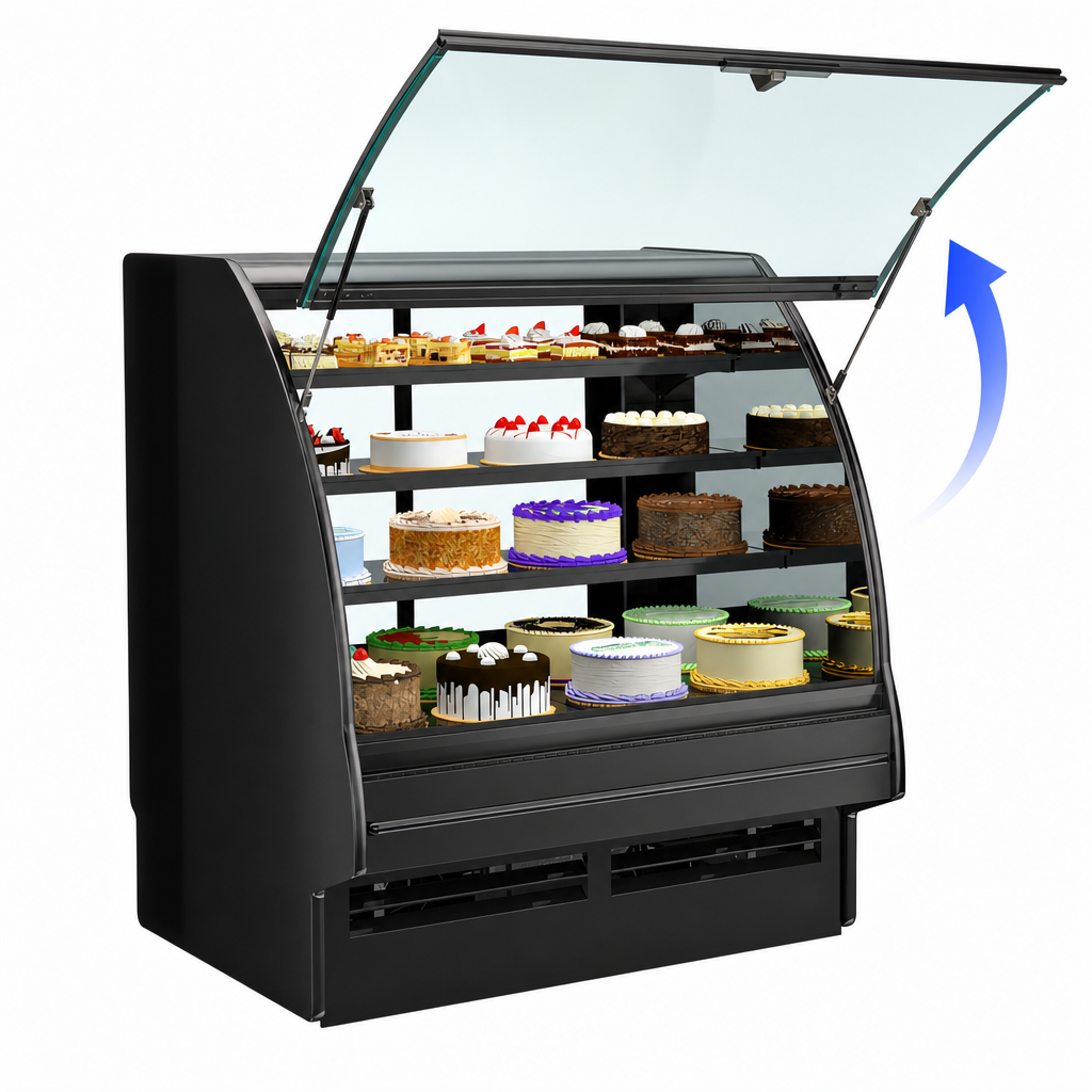 Curved Lift-Up Front Glass