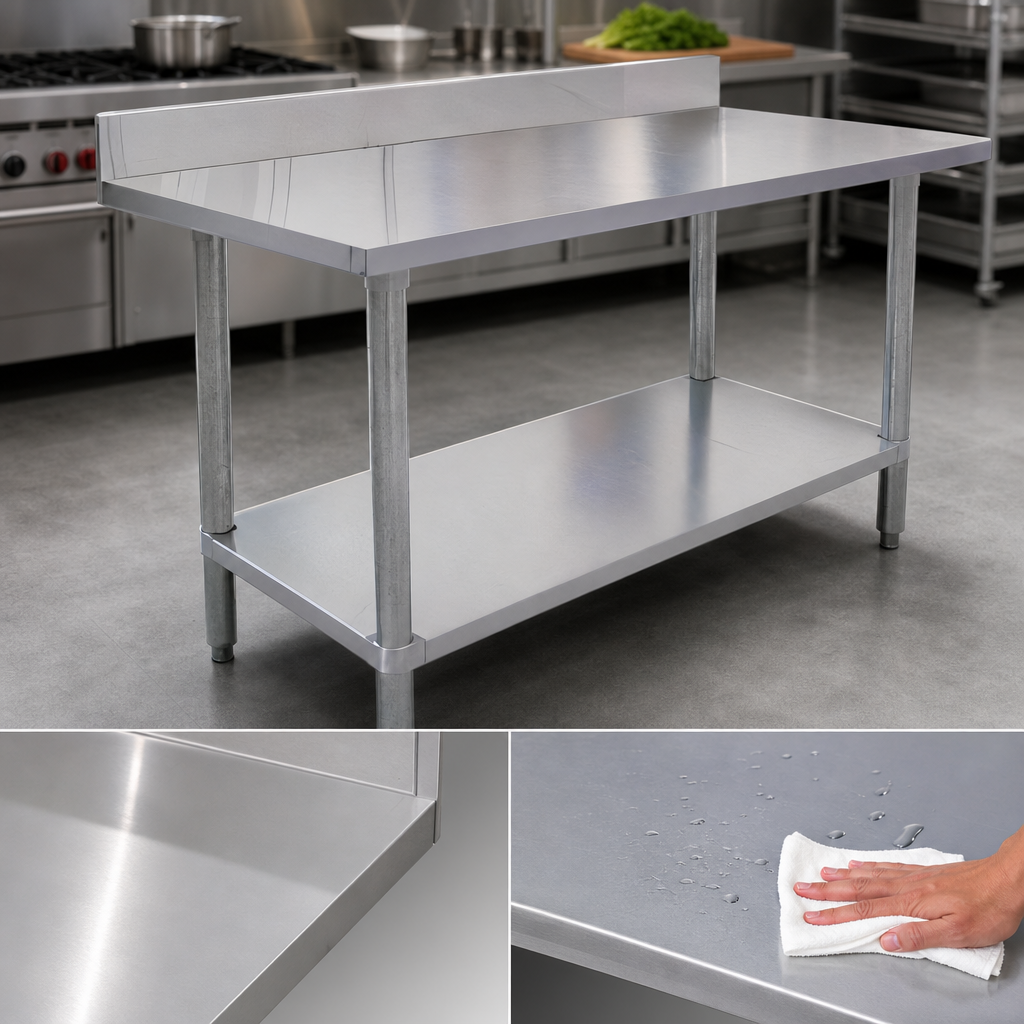 18-Gauge 430 Stainless Steel Top