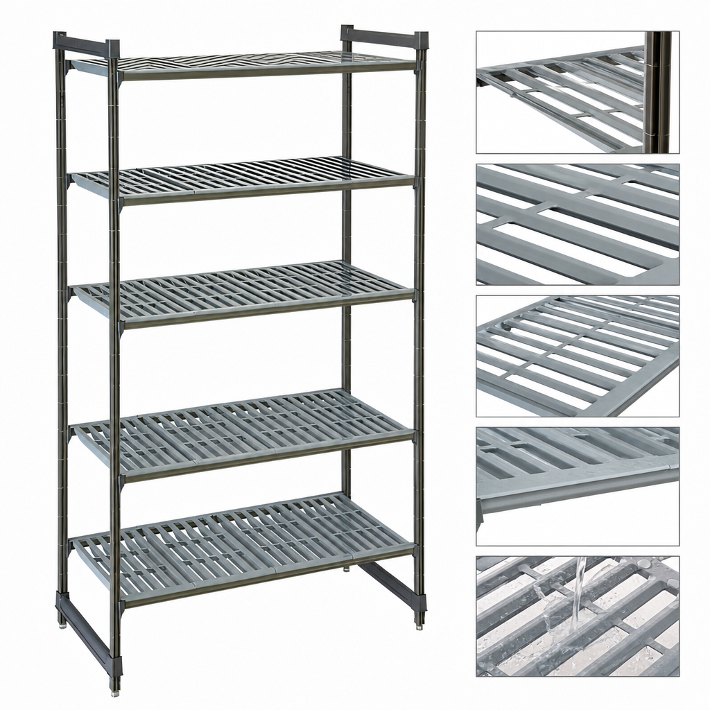 Five Vented Shelf Plates