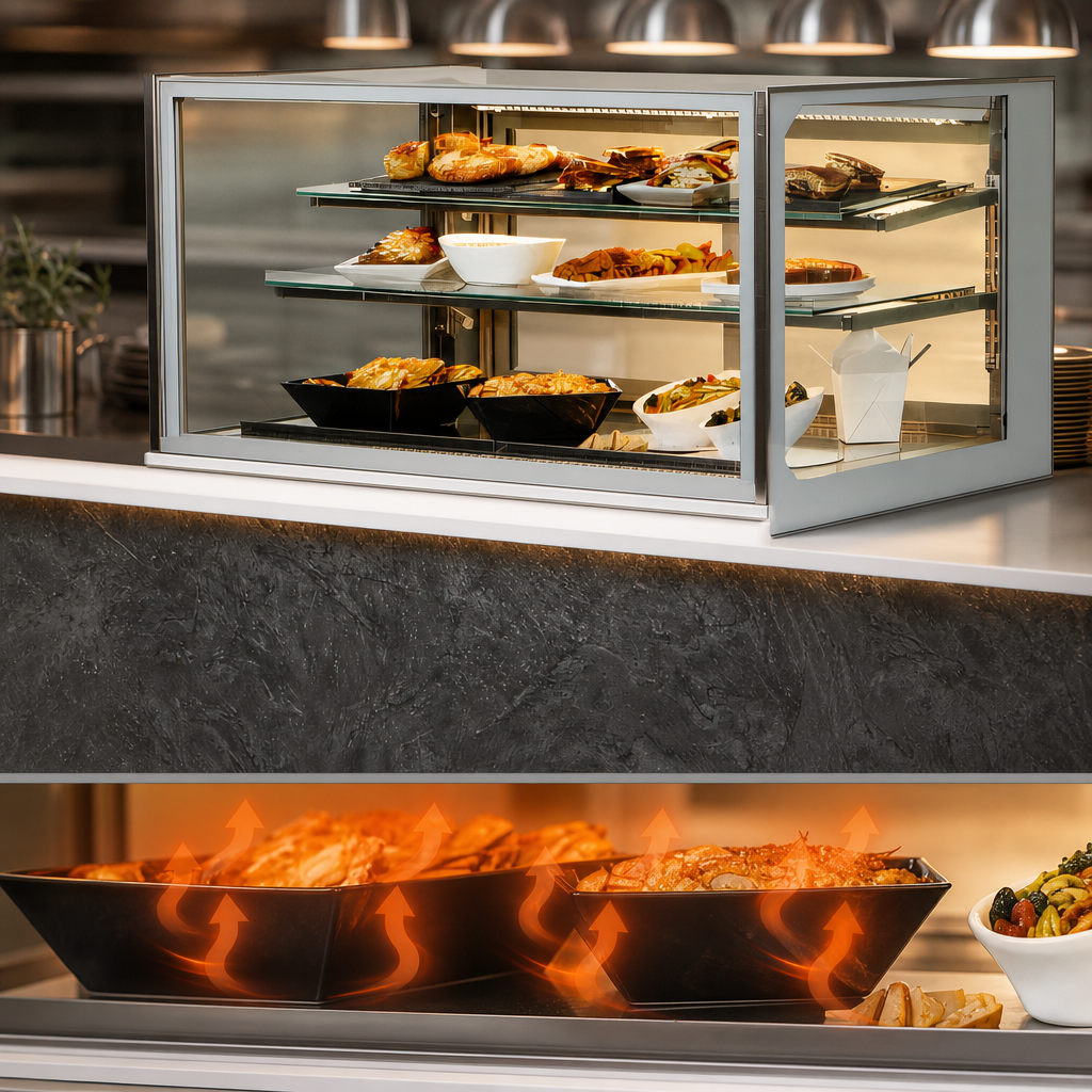 Heated Food Product Display