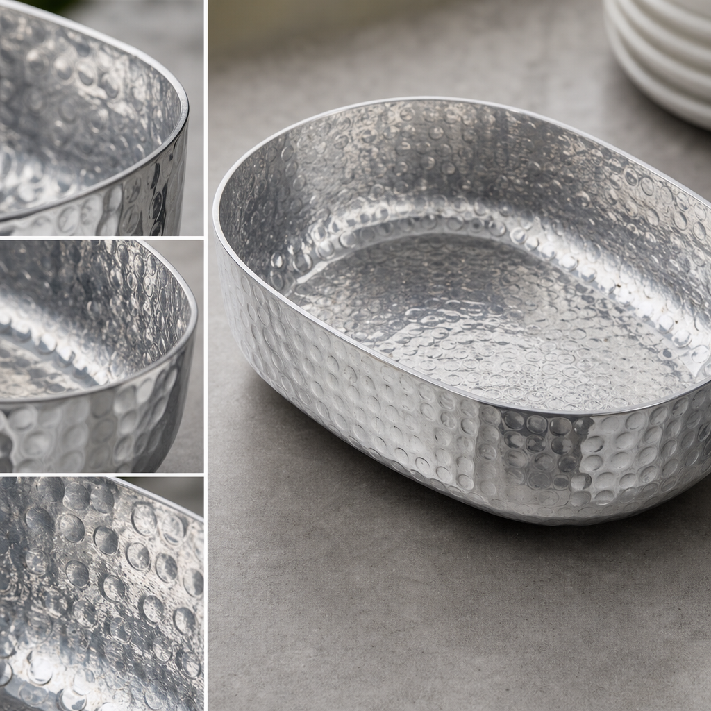 Hammered Aluminum Construction
