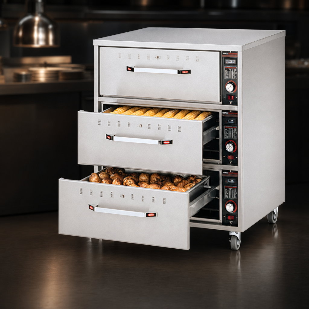 Three-Drawer Capacity