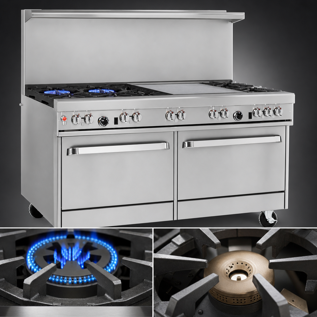 2 Non-Clog Burners