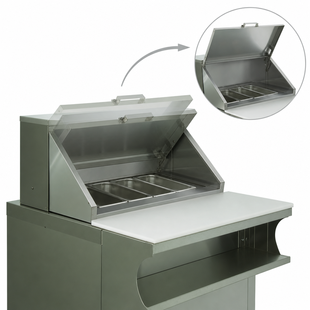 Flip-Up Hinged Design