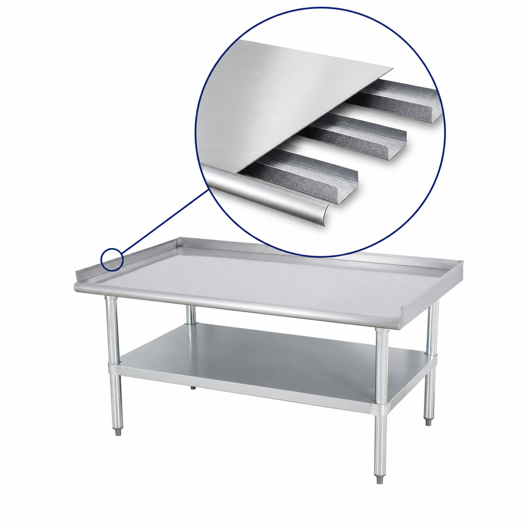 Reinforced Stainless Steel Top