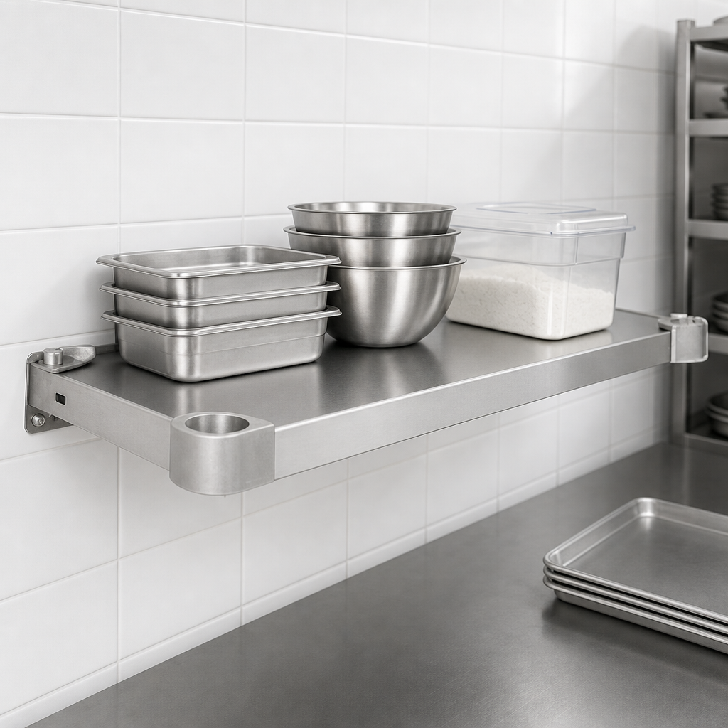 Solid Flat Shelf Surface