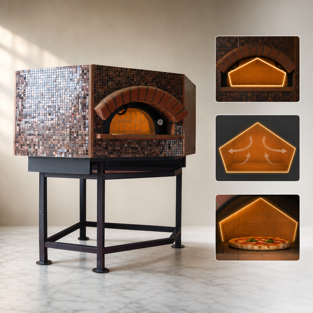 Pentagonal Internal Cooking Chamber