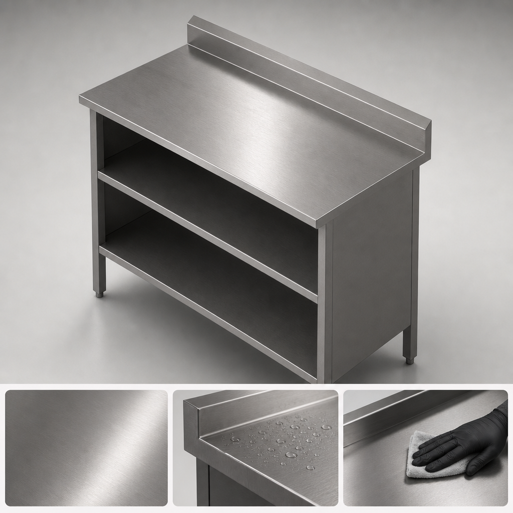 16 Gauge Stainless Steel Top