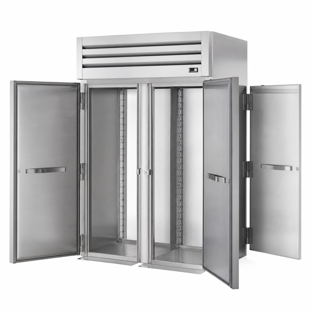 Front and Rear Stainless Steel Doors