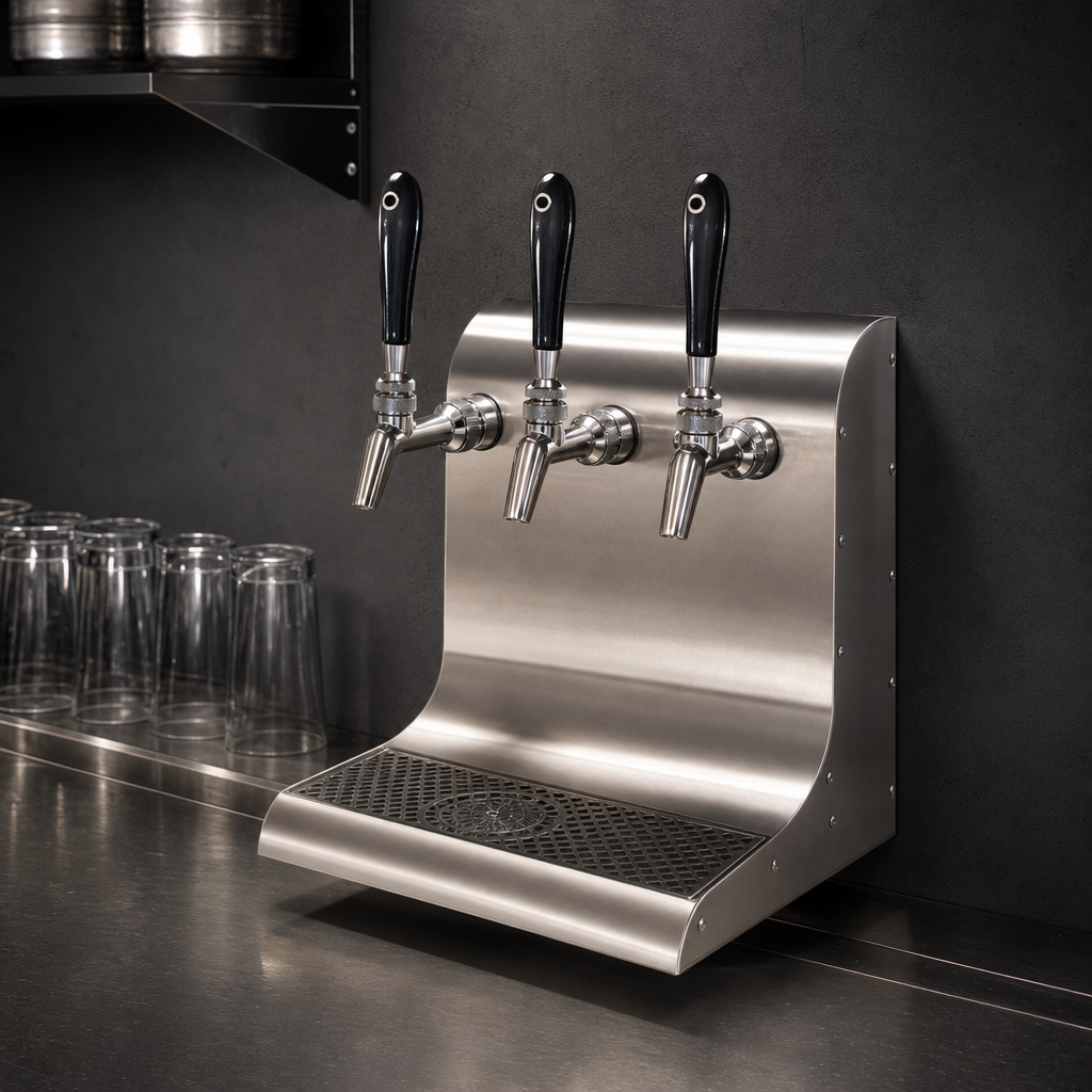 Three-Faucet Wall-Mount Design
