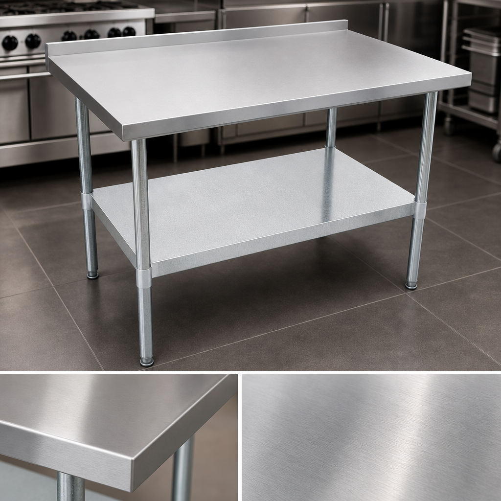 18-Gauge Stainless Steel Top