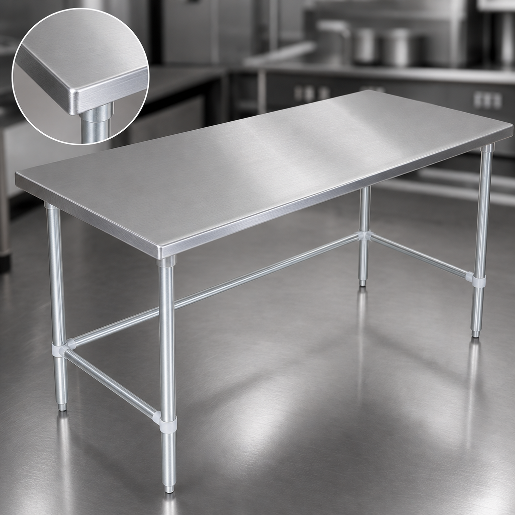 14-Gauge Stainless Steel Top