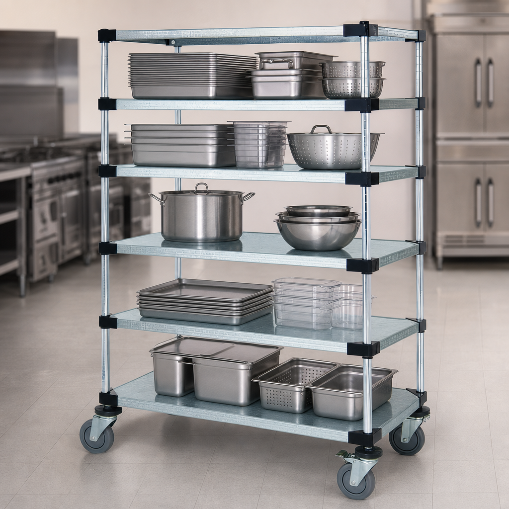Five Solid Shelves