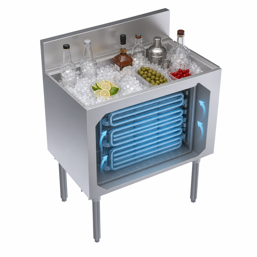 Built-In 10-Circuit Cold Plate