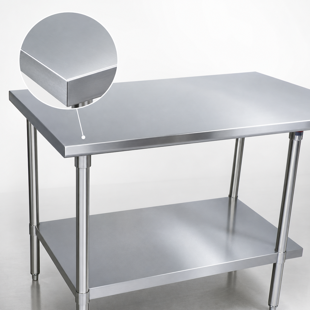 16 Gauge Stainless Steel Top