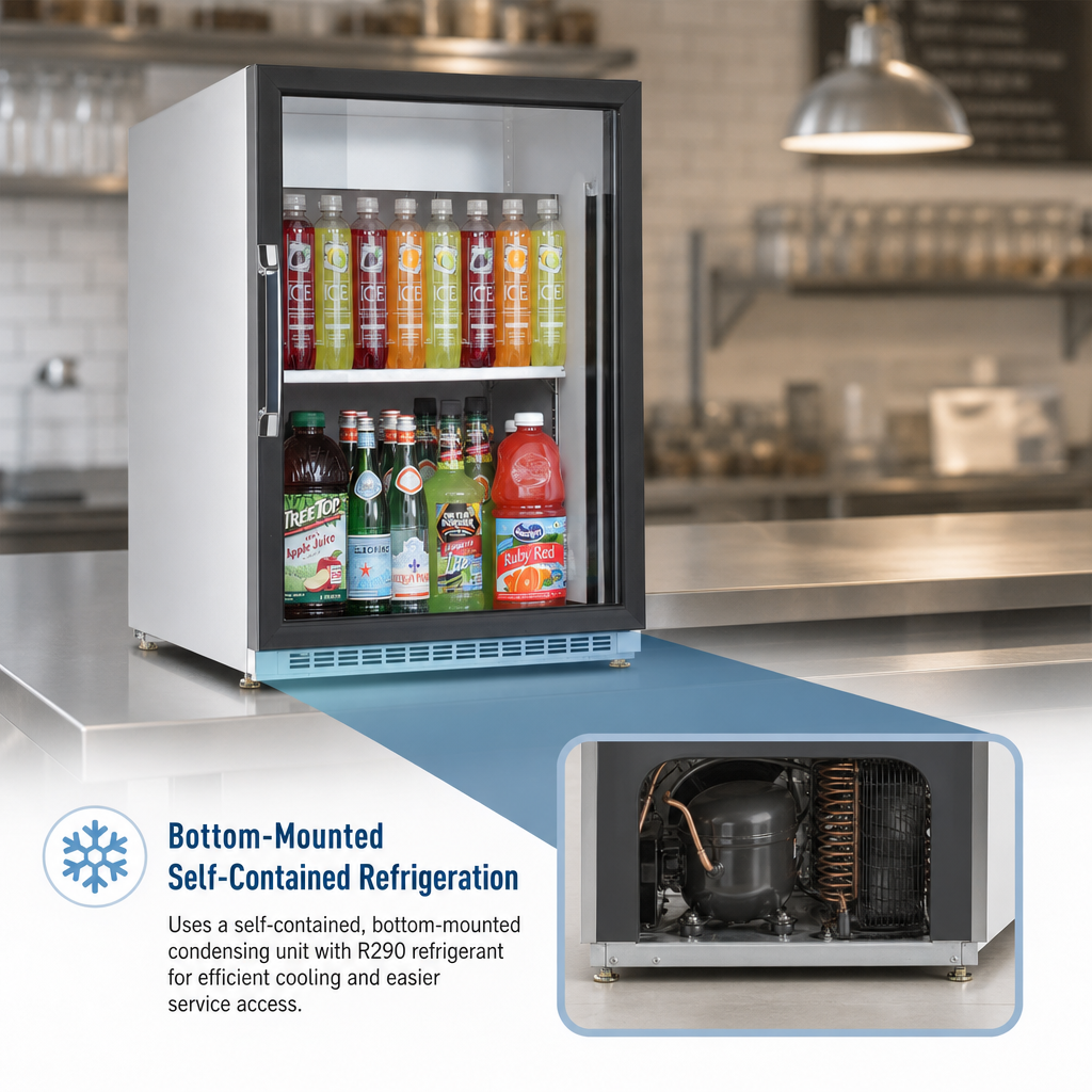 Bottom-Mounted Self-Contained Refrigeration