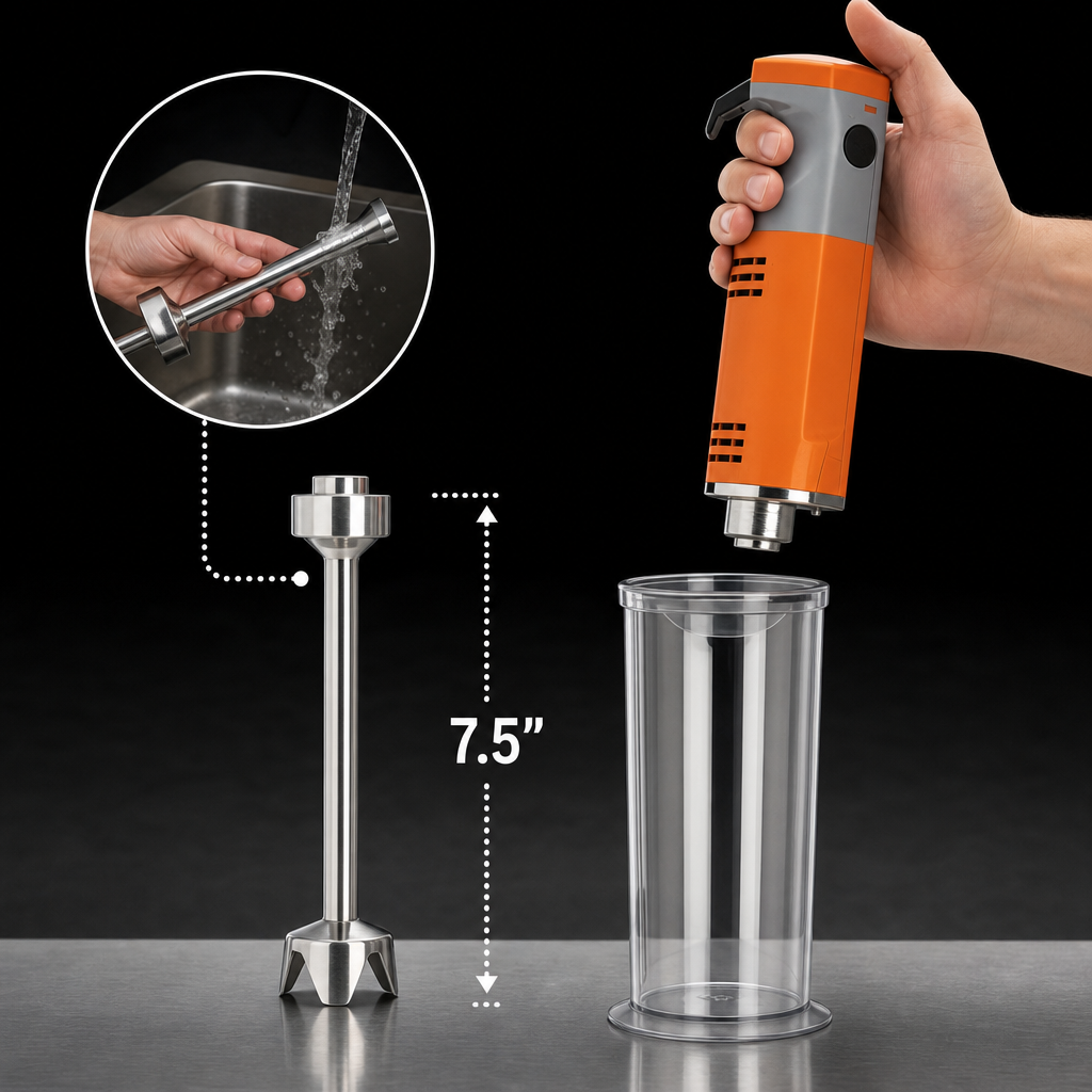7.5-Inch Detachable Shaft