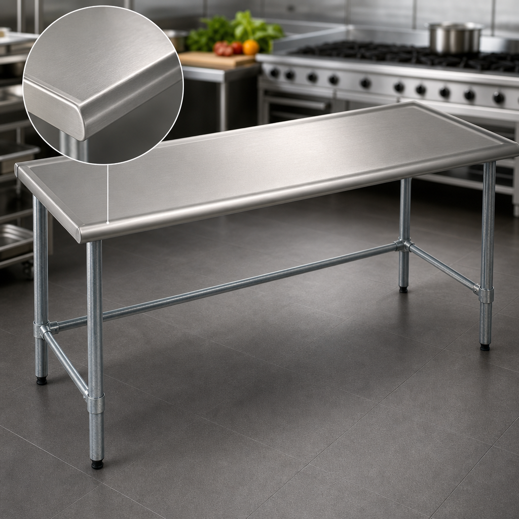 14-Gauge 300-Series Stainless Steel Top