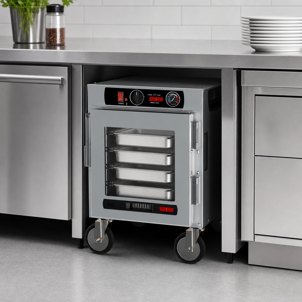 Narrow 4-Pan Capacity