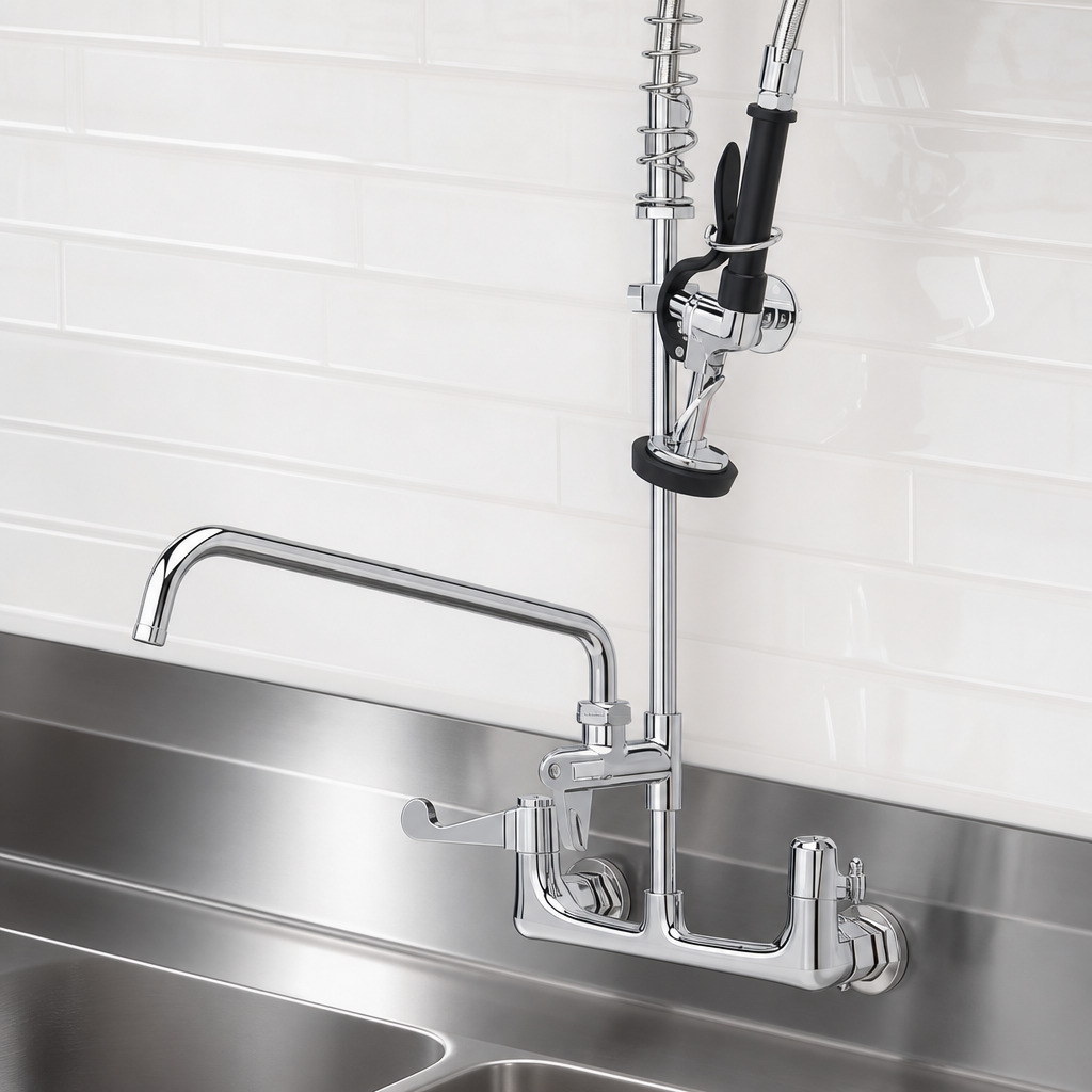 8-Inch Wall-Mount Faucet