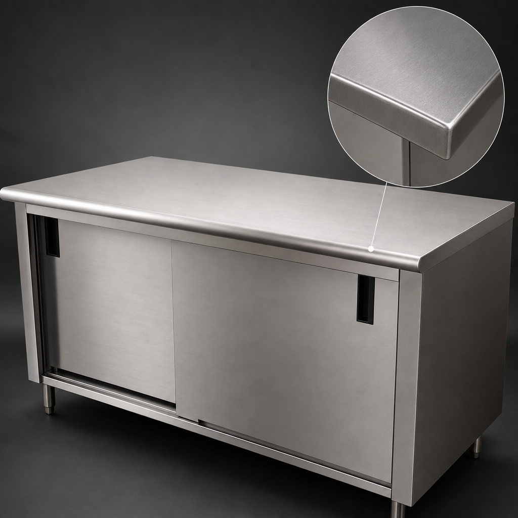 14-Gauge 304 Stainless Steel Top