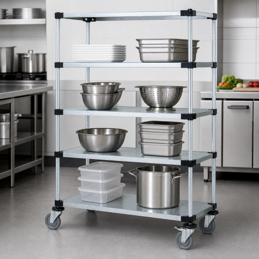 Four Solid Shelves