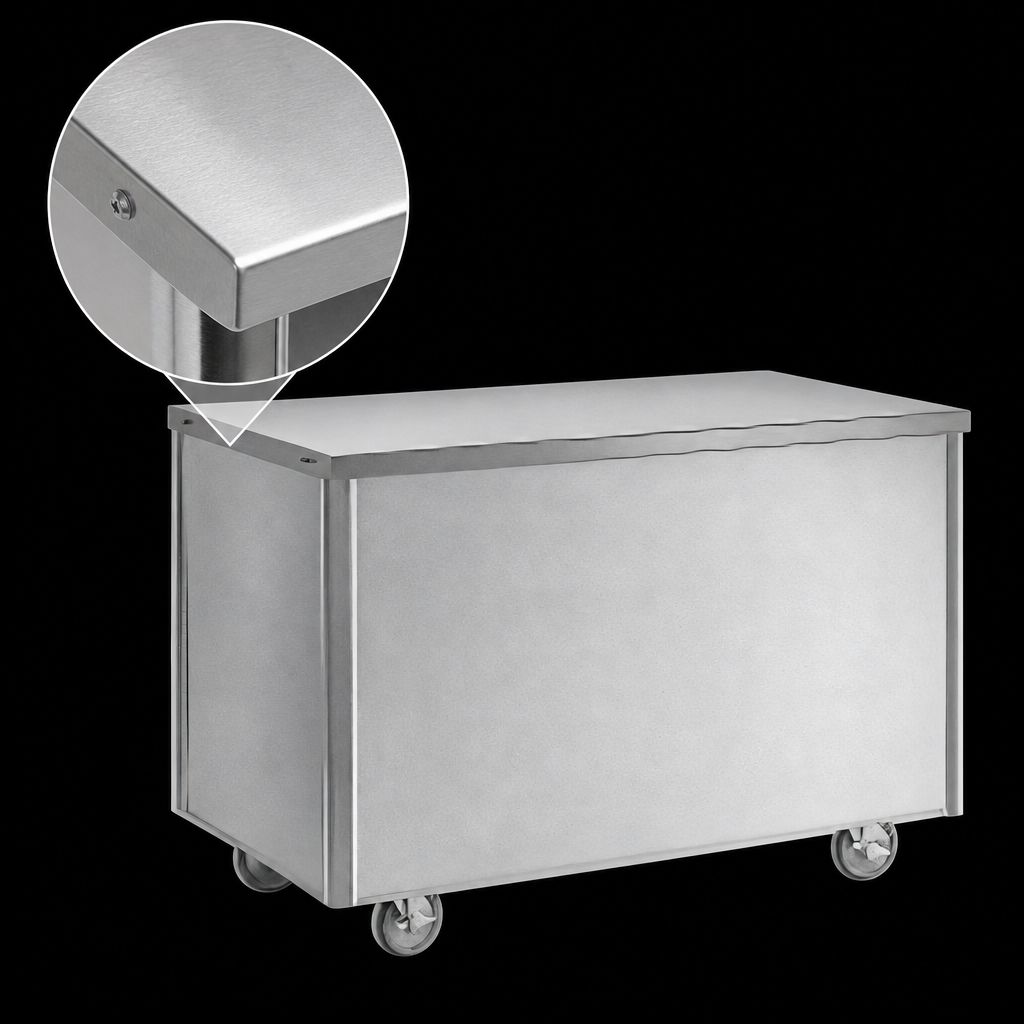 16 Gauge Stainless Steel Top