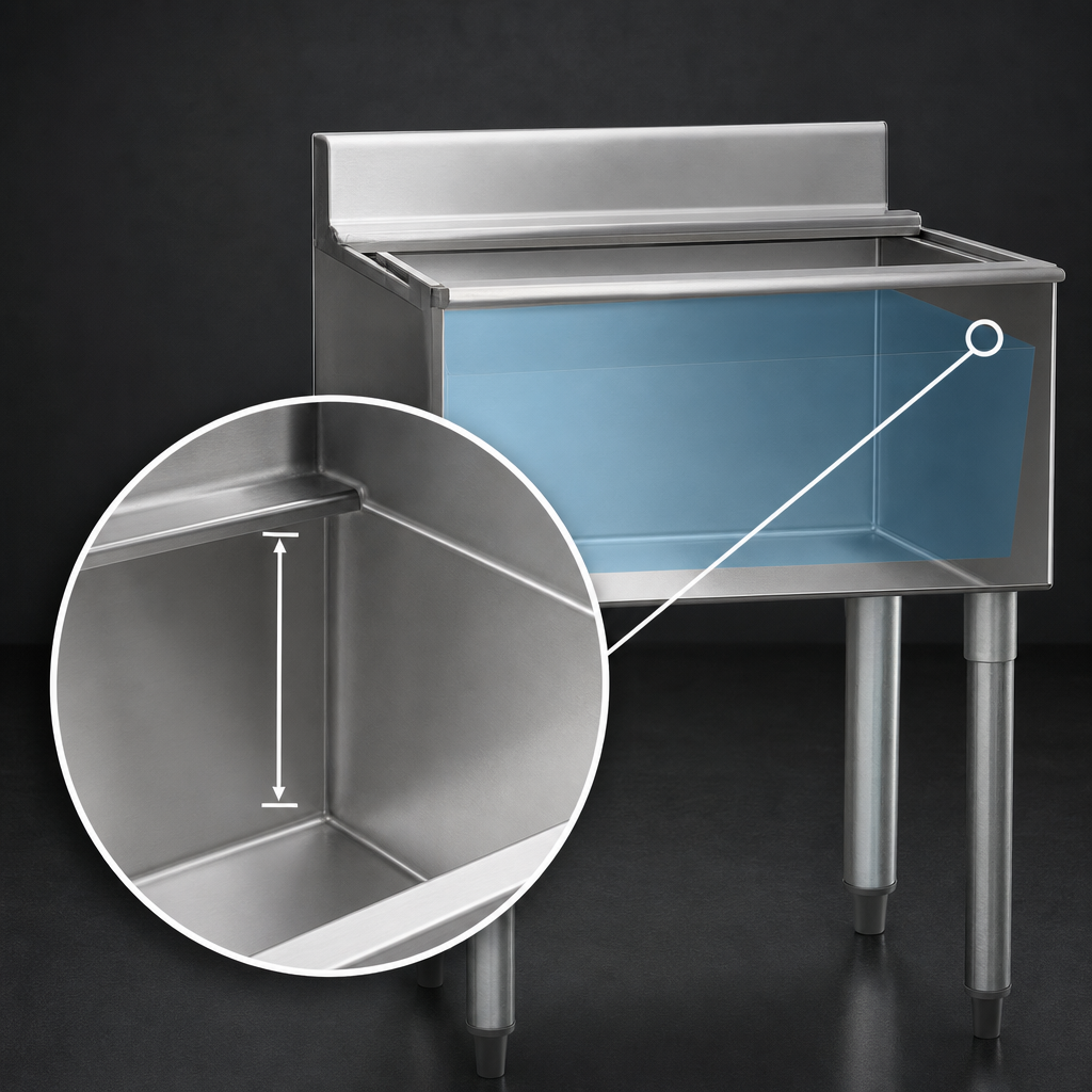 12-Inch Deep Stainless Steel Liner