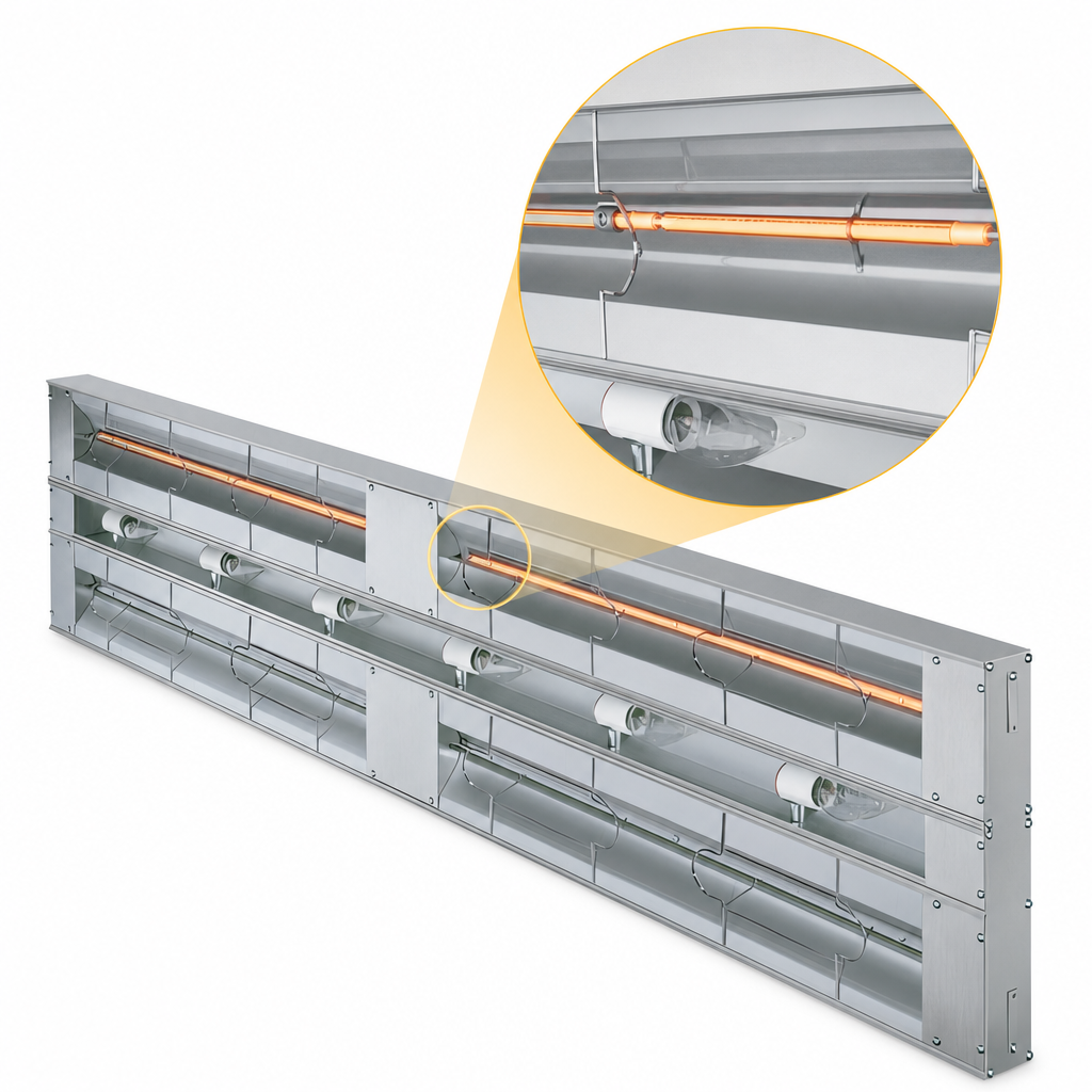 Single Heater Rod Housing