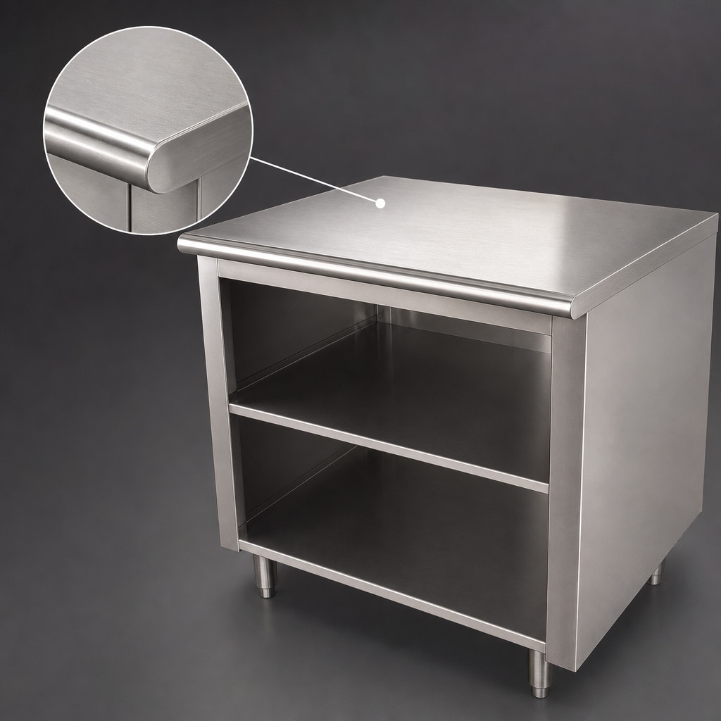 14 Gauge 304 Stainless Steel Top
