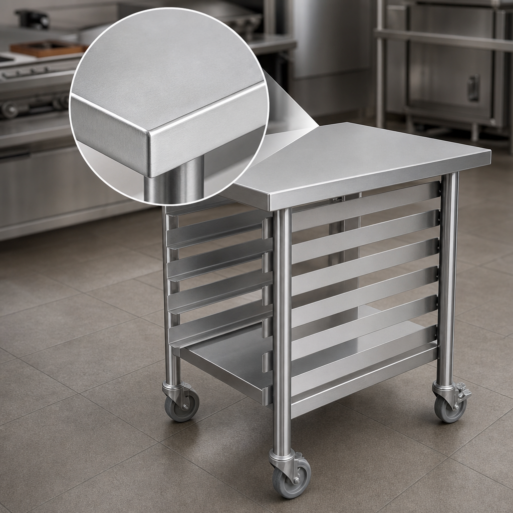 14-Gauge Stainless Steel Top