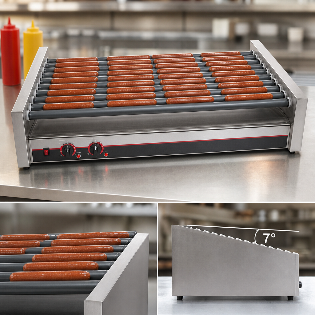 7° Slanted Roller Design