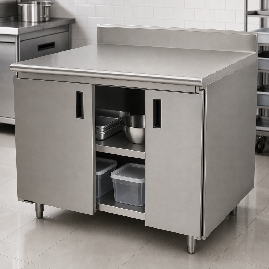 Cabinet Base with Sliding Doors