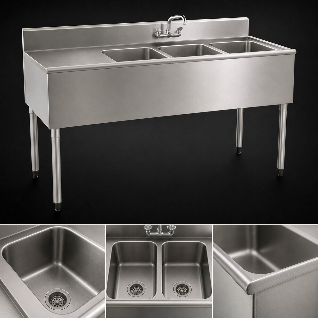 Deep-Drawn Sink Bowls