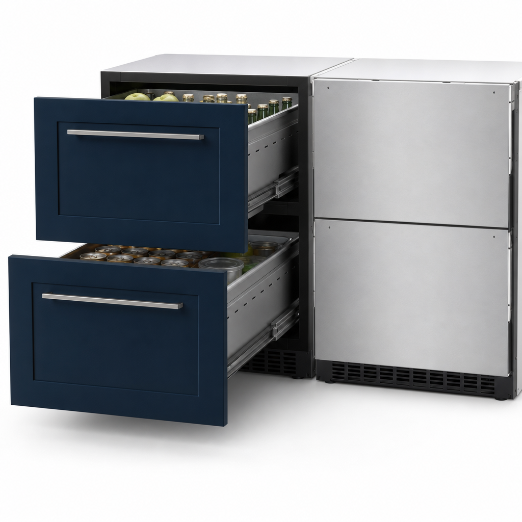 Two Refrigerator Drawers