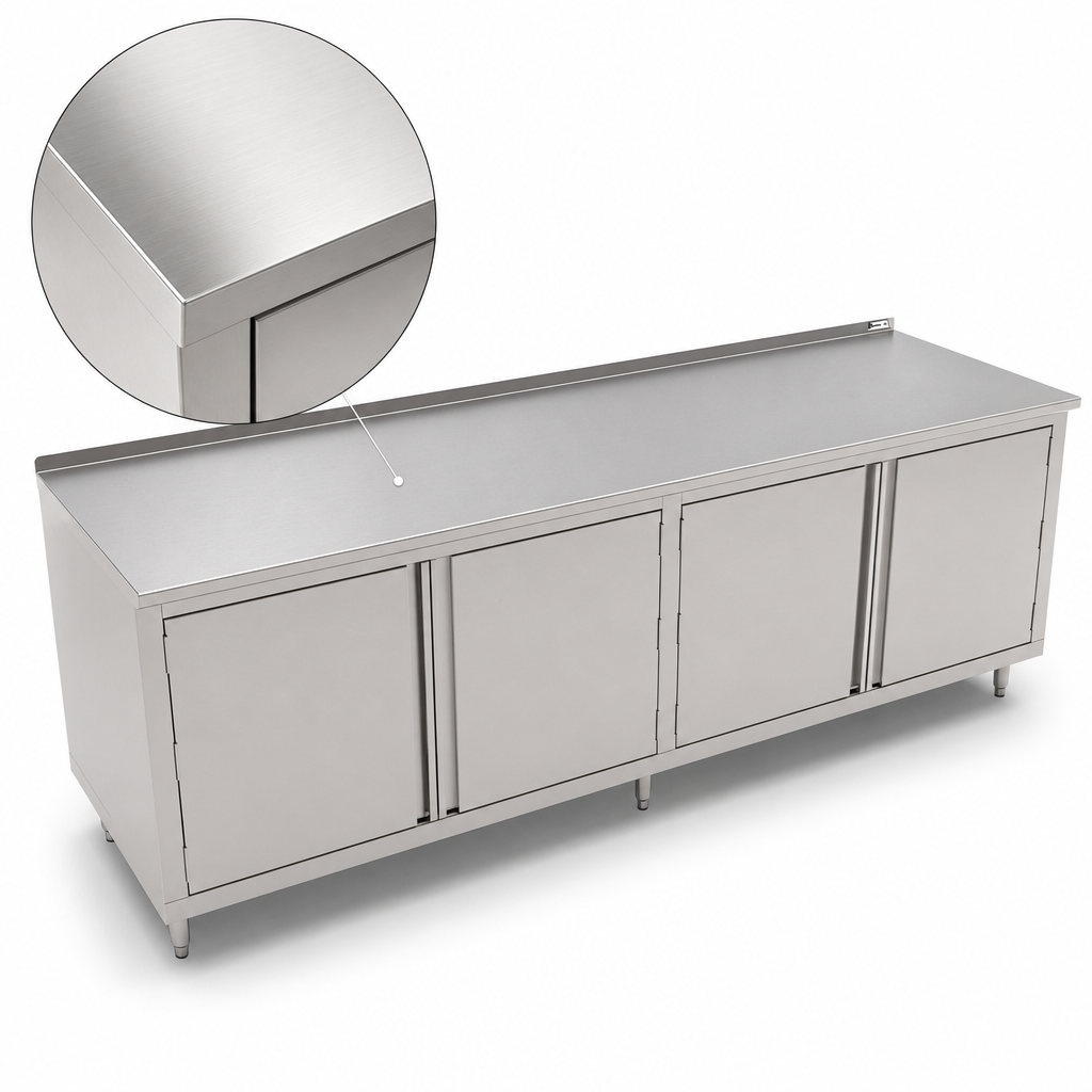 16-Gauge Stainless Steel Top