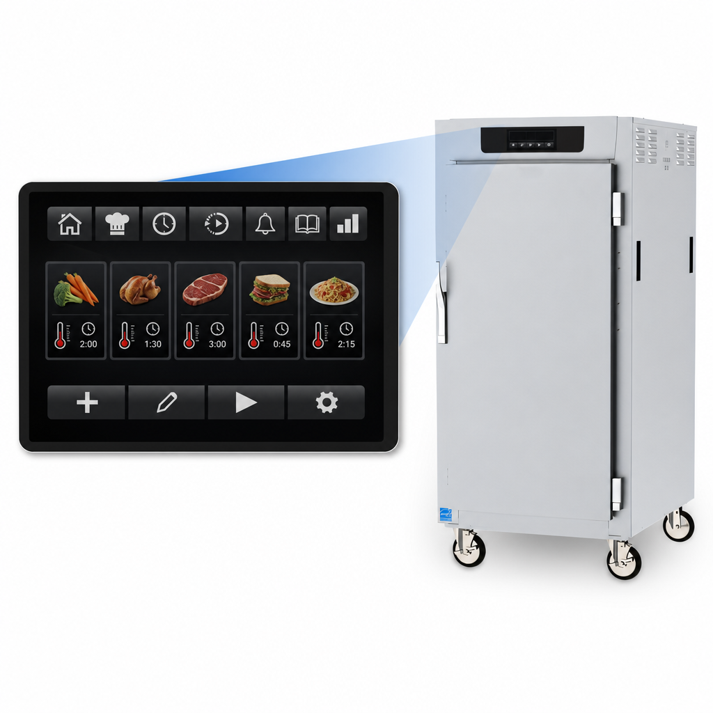 6.8-Inch Touch-Screen Controls